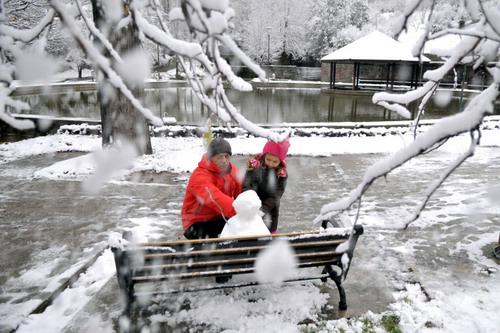 Başkent beyaza büründü-resimleri
