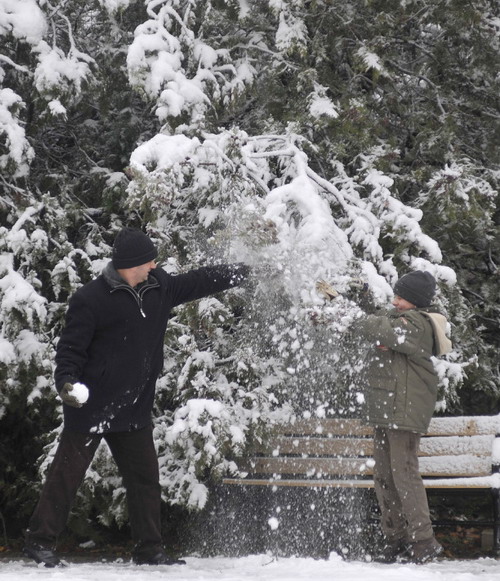 Başkent beyaza büründü-resimleri