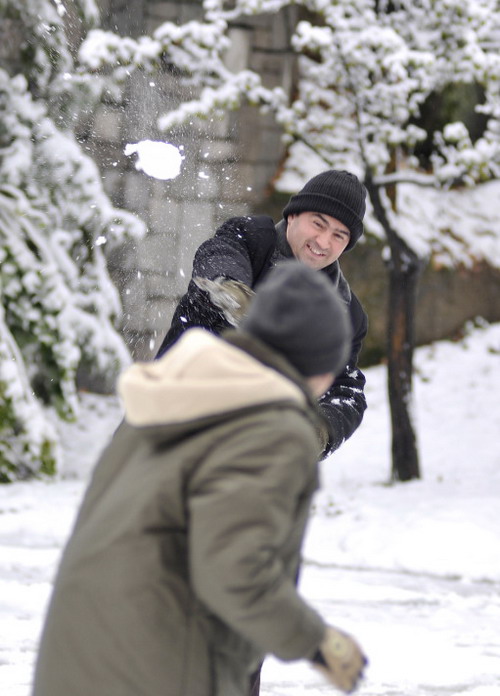 Başkent beyaza büründü-resimleri