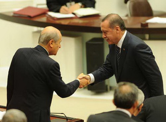 Önce atıştılar sonra barıştılar-resimleri