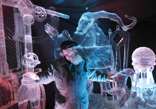 Sibiryada buzdan kent açıldı-resimleri