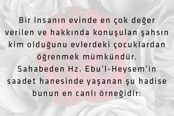 'Baba kalk, Resulullah geldi!'
