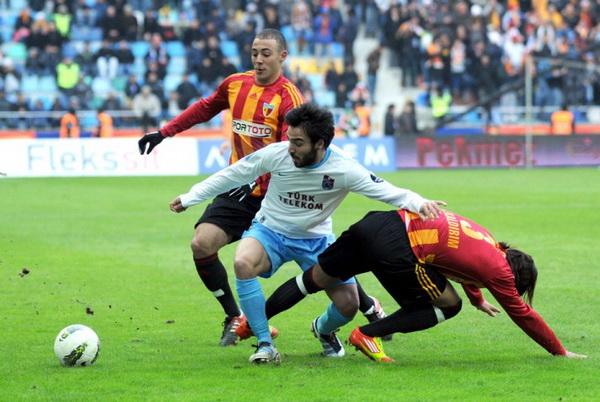 Kayserispor - Trabzonspor: 3-3